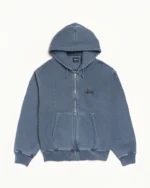 Basic Stussy Zip Hoodie Pigment Dyed