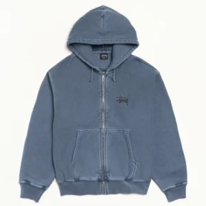 Basic Stussy Zip Hoodie Pigment Dyed