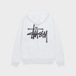 Stussy Ash Heather Basic Hoodie