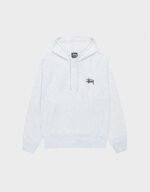 Stussy Ash Heather Basic Hoodie - Image 2