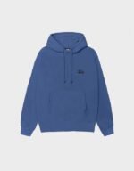 Stussy Blue Basic Hoodie - Image 2