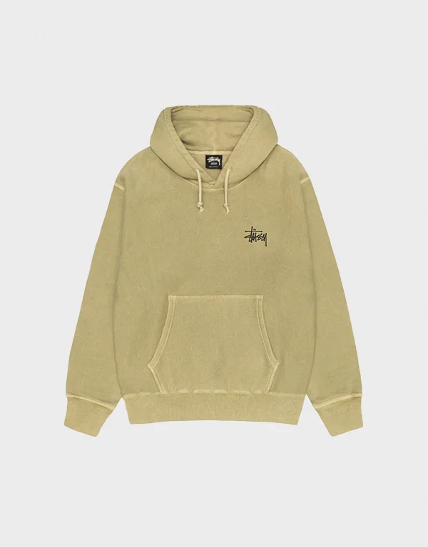 stussy-basic-pigment-dyed-elm-pullover-hoodie.webp Stussy Basic ELM Pigment Hoodie - Image 1