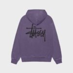Stussy Basic Grape Pigment Hoodie