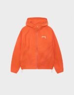 Stussy Beach Shell Wave Dye Orange Hoodie