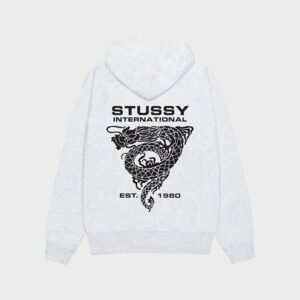 Stussy Dragon Ash Heather Hoodie