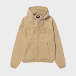 Stussy Faded Graphic Washed Beige Hoodie