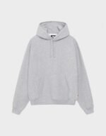Stussy Grey Heather Relaxed Fleece Hoodie