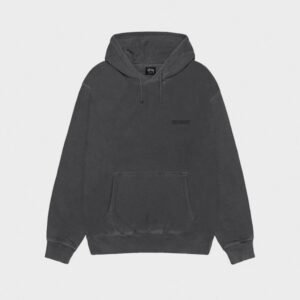 Stussy Black Jumbo Pigment Hoodie