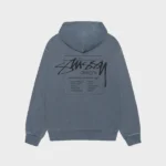 Stussy Modern Age Navy Pigment Dyed Hoodie