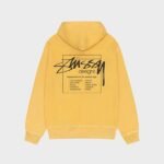 Stussy Modern Age Yellow Pigment Dyed Hoodie