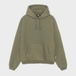 Stussy Olive Relaxed Hoodie