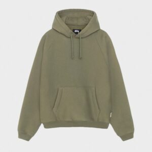 Stussy Olive Relaxed Hoodie