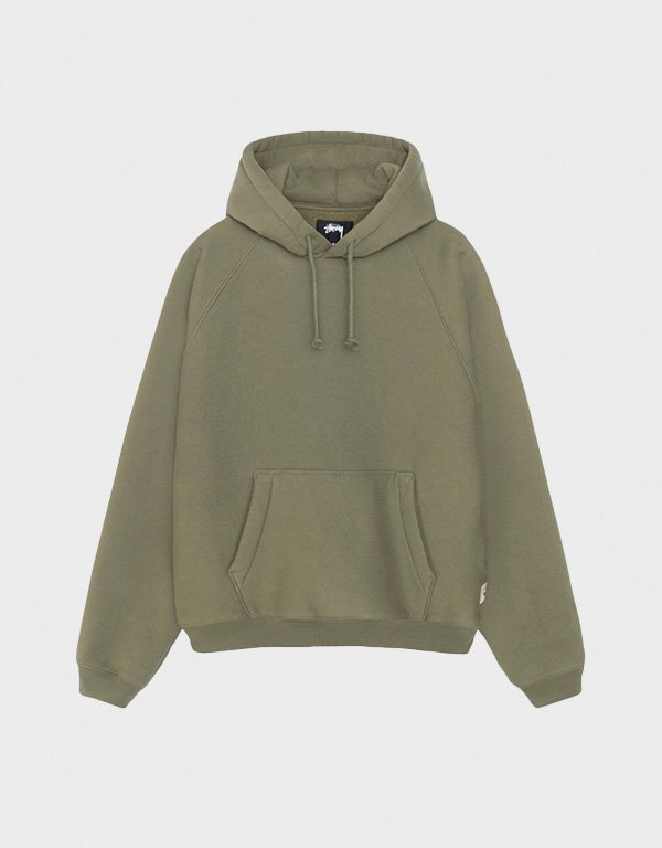 stussy-olive-relaxed-hoodie.jpg Stussy Olive Relaxed Hoodie - Image 1