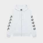 Stussy Speedway Zip Ash Heather Hoodie