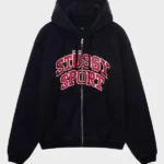 Stussy Sport Zip Up Hoodie