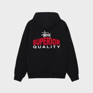 Stussy Superior Quality Black Hoodie