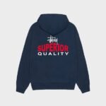 Stussy Superior Quality Navy Hoodie