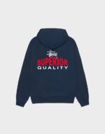 Stussy Superior Quality Navy Hoodie