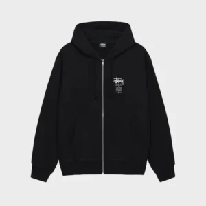 Stussy Swim Out Zip Black Hoodie