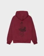 Stussy Swim Out Wine Zip Hoodie - Image 2
