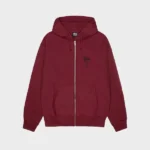 Stussy Swim Out Wine Zip Hoodie