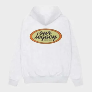Stussy x Our Legacy Oval Ash Heather Hoodie