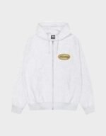 Stussy x Our Legacy Oval Ash Heather Hoodie - Image 2