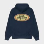 Stussy x Our Legacy Work Shop Oval Navy Hoodie