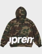 Supreme Big Logo Zip Up Camo Hoodie - Image 2
