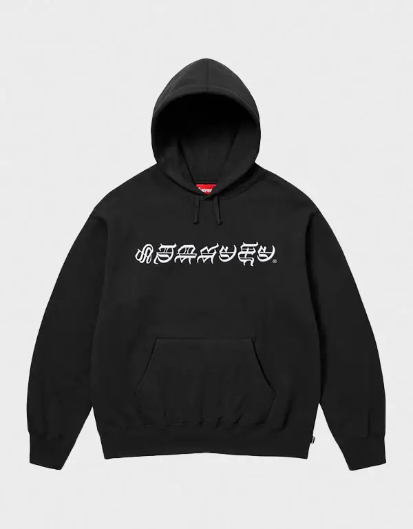 supreme-blackletter-hooded-sweatshirt.webp Supreme Blackletter Hooded Sweatshirt - Image 1