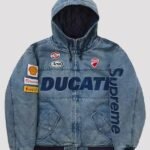 Supreme Ducati Hooded Work Denim Jacket