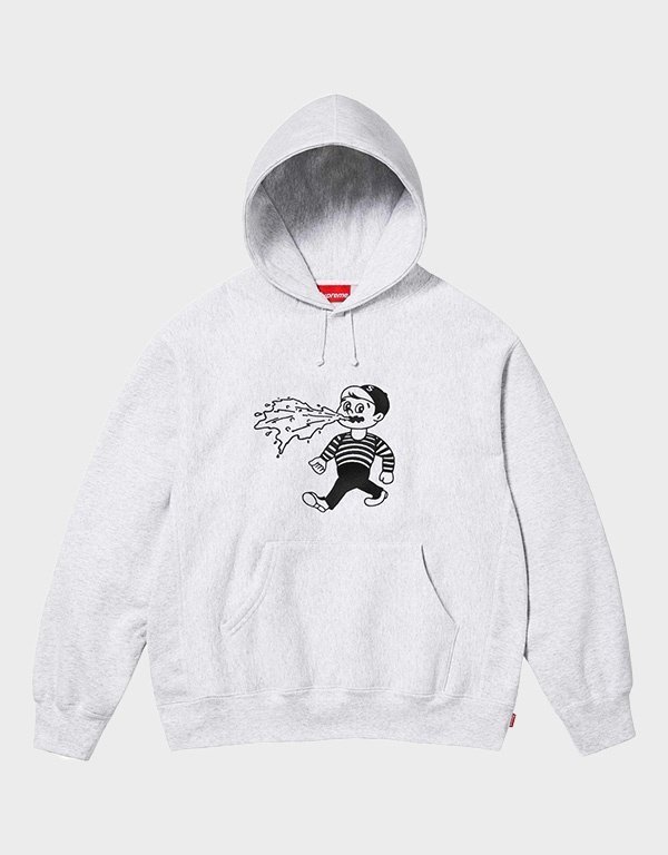 supreme-homerun-ash-grey-hoodie.jpg Supreme Homerun Ash Grey Hoodie - Image 1