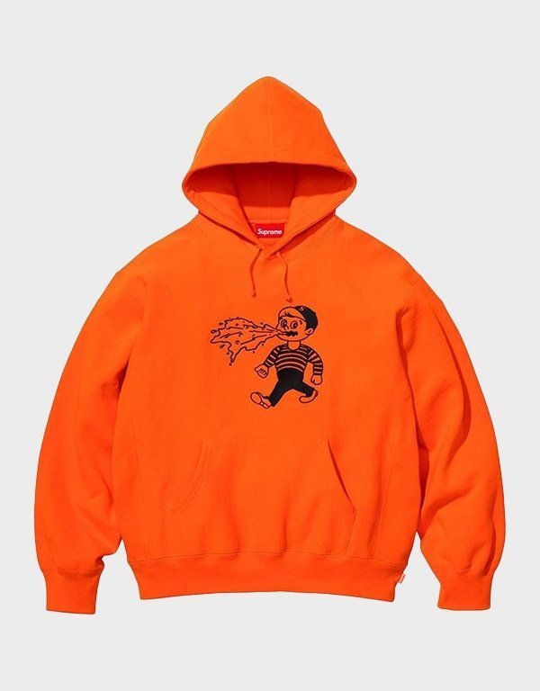 Supreme Homerun Orange Hoodie Supreme Homerun Orange Hoodie