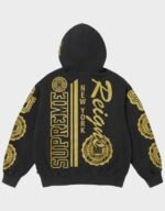 Supreme Knowledge Reigns Black Hoodie - Image 2