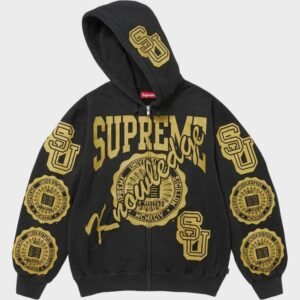 Supreme Knowledge Reigns Black Hoodie | The Hoodie Maker UK
