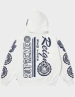 Supreme Knowledge Reigns White Hoodie | The Hoodie Maker UK