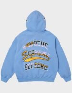 Supreme Multi Logo Sky Blue Hoodie