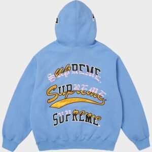 Supreme Multi Logo Sky Blue Hoodie
