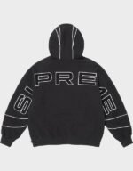 Supreme Paneled Black Hoodie - Image 2