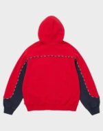 Supreme Piping Red Zip up Hoodie - Image 2